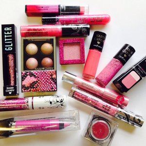 Hard Candy PINKS!! Makeup10 PIECES Eyes/Nails/Lips